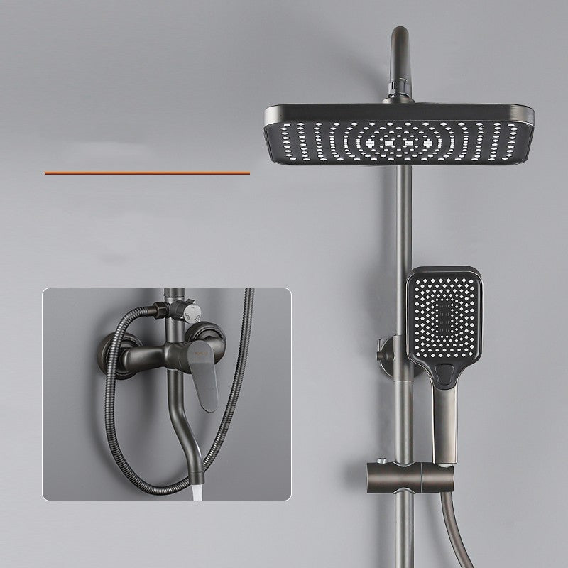 Pressurized Shower Head In The Home Bathroom