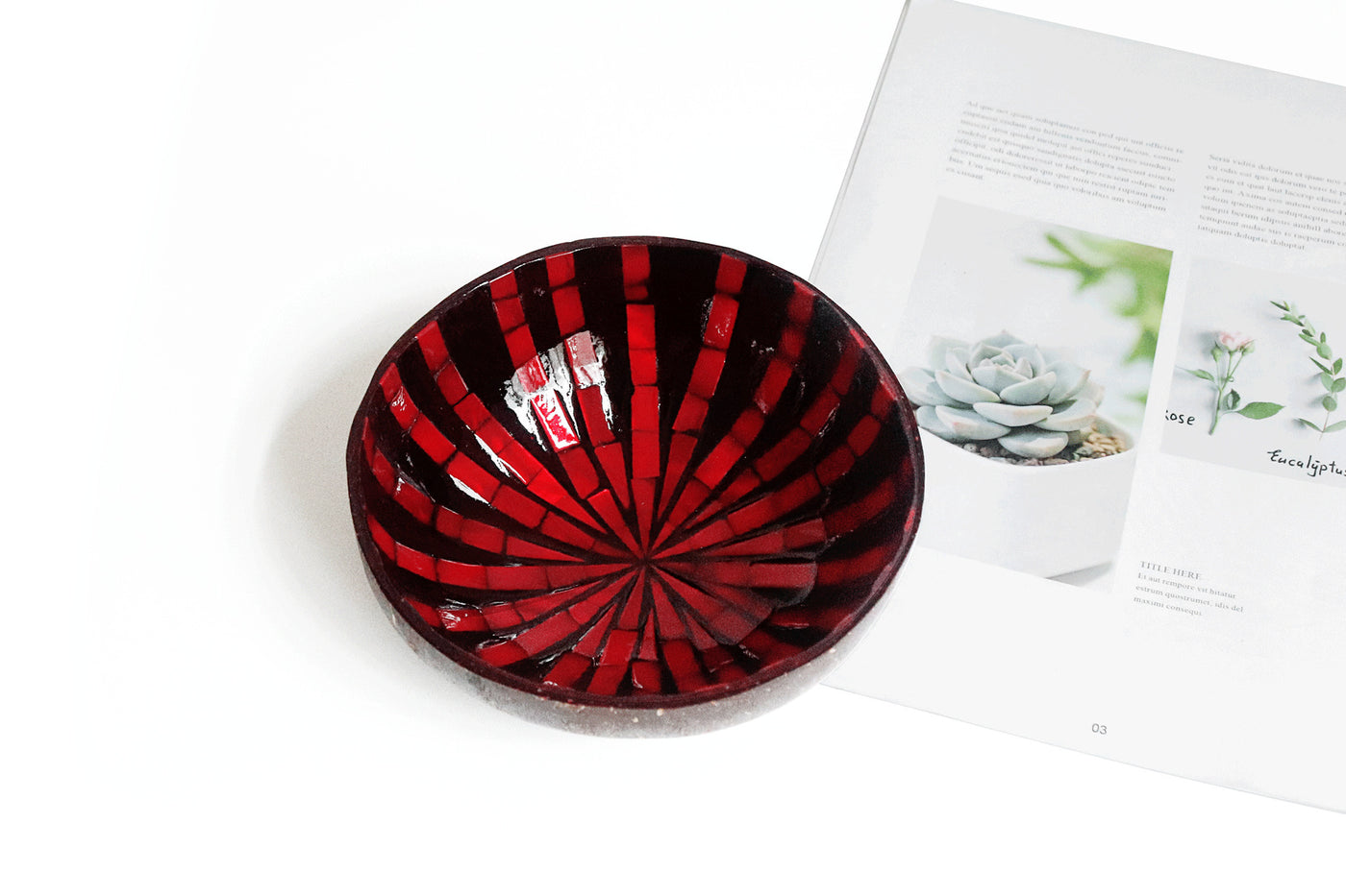 Decorative bowl storage bowl