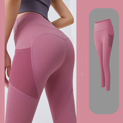 High waist and hip Side Pocket Yoga Pants