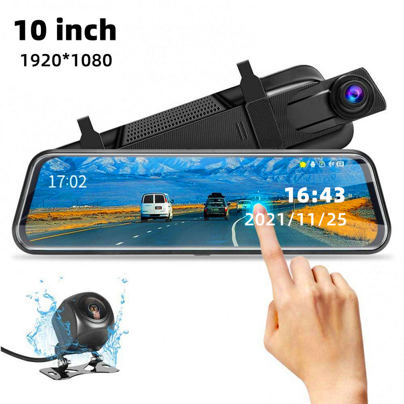 Front and Rear Dual Recording Rear View Mirror Dash Cam