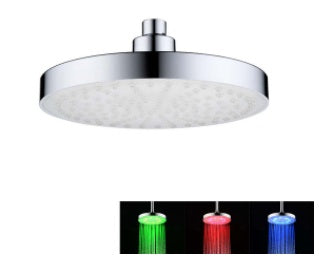 ColorfulTemperature Sensing Three-Color Shower Head Spray