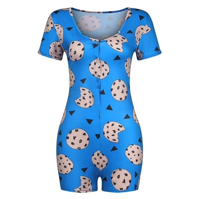 Sexy Women Bodysuit Playsuit Short Romper Jumpsuit Sleepwear