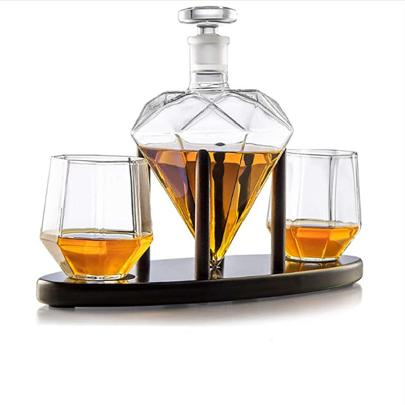 Wine Container, Diamond Creative Decanter Wine Bottle, Vodka Bottle Glass