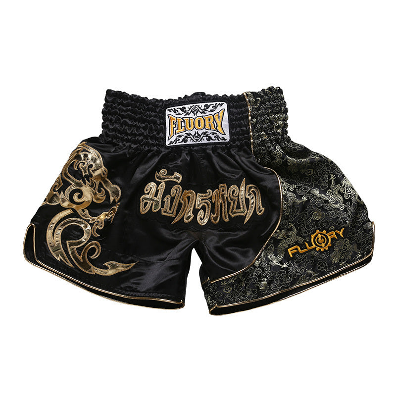 Muay Thai Shorts Men Professional Competition Training Sanda Boxing Suit Women Fight Fighting Shorts