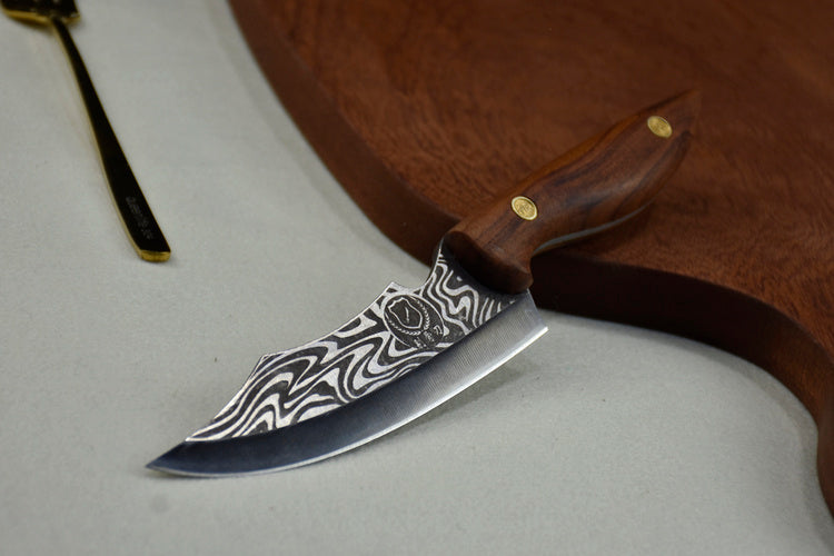 Household Simple Damascus Pattern Boning Knife