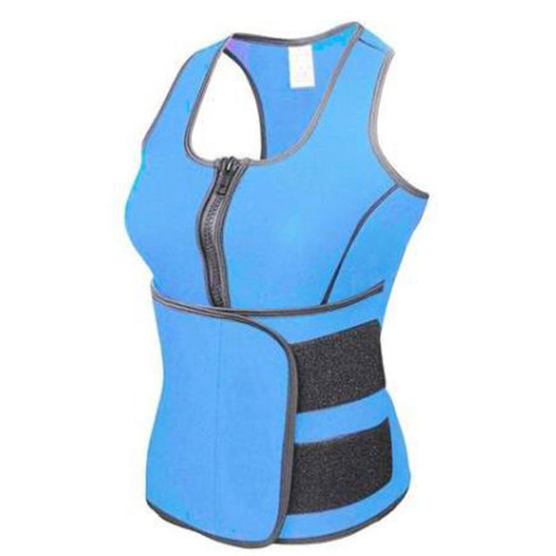 Sweat Neoprene Tank Top Slimming Adjustable Waist Trainer Belt Body Shaper Tummy Fat Burner