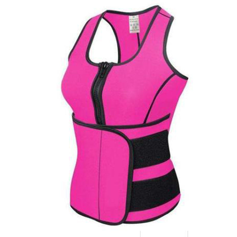 Sweat Neoprene Tank Top Slimming Adjustable Waist Trainer Belt Body Shaper Tummy Fat Burner