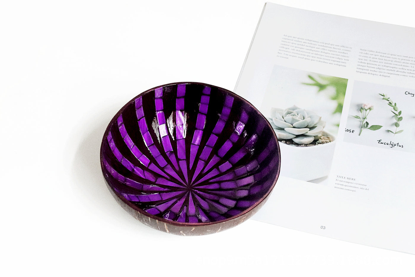 Decorative bowl storage bowl