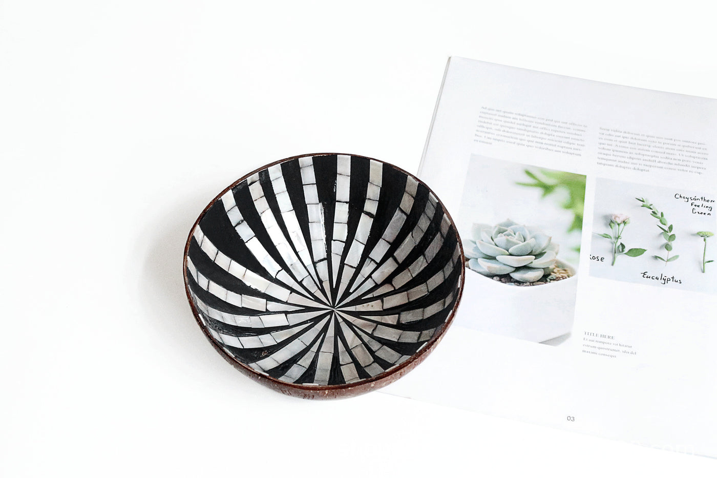 Decorative bowl storage bowl