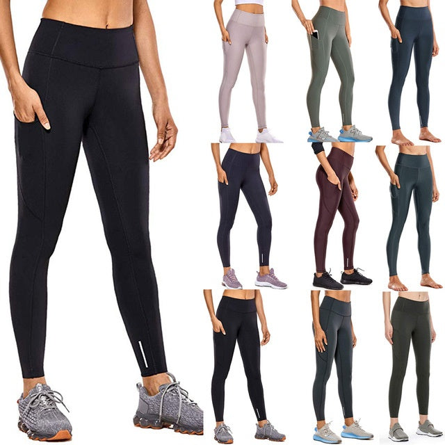 High waist hip yoga pants