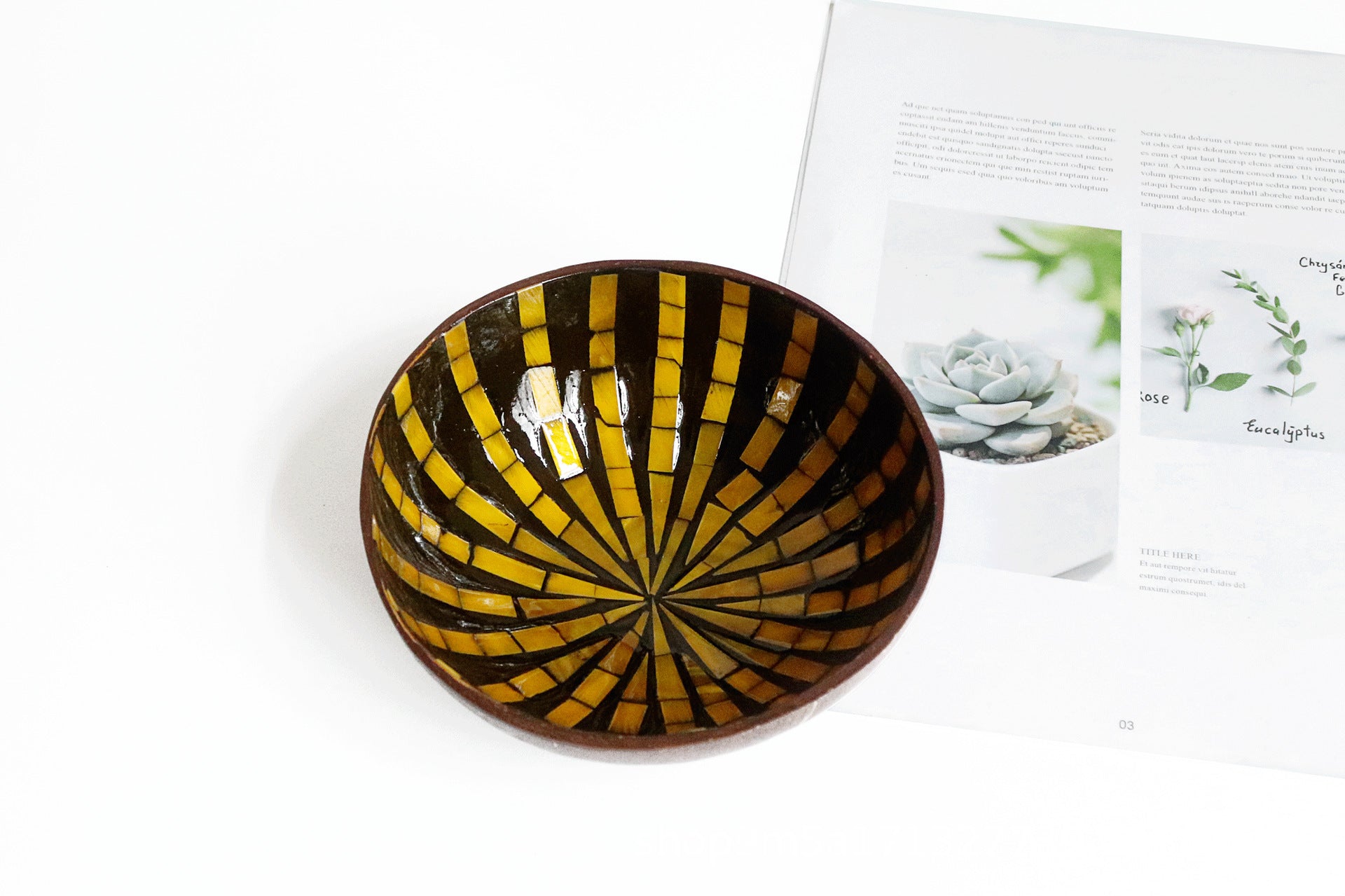 Decorative bowl storage bowl