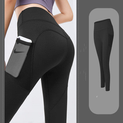 High waist and hip Side Pocket Yoga Pants