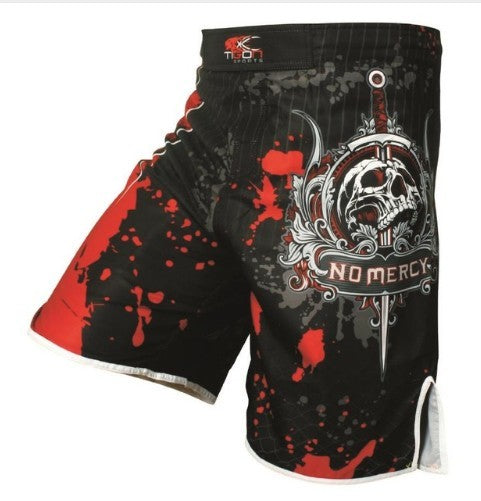 Men's Boxing Pants Printed MMA Shorts Fighting Polyester Kick Gel Muay Thai Pants Muay Thai Shorts