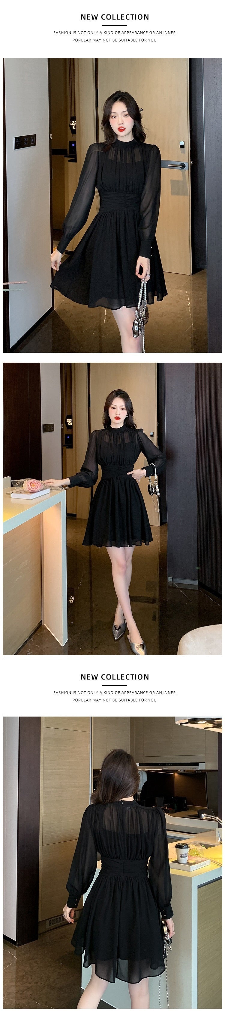 Pearl Chiffon High Goods Vacation Sun Protection Temperament Slimming Dress