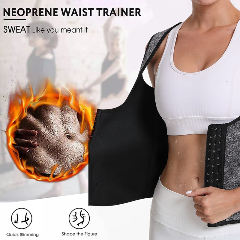 Neopren Waist Trainer For Women Workout Trimmer Belt Sauna Sweat Corset Cincher