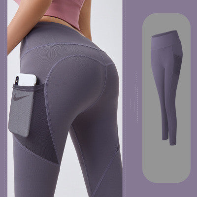 High waist and hip Side Pocket Yoga Pants