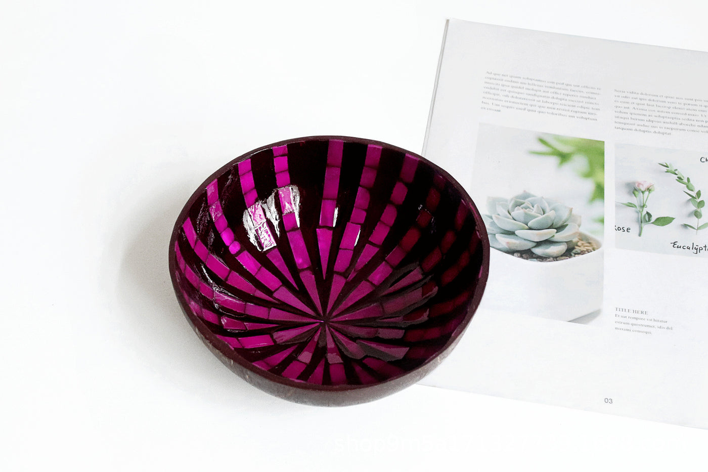 Decorative bowl storage bowl