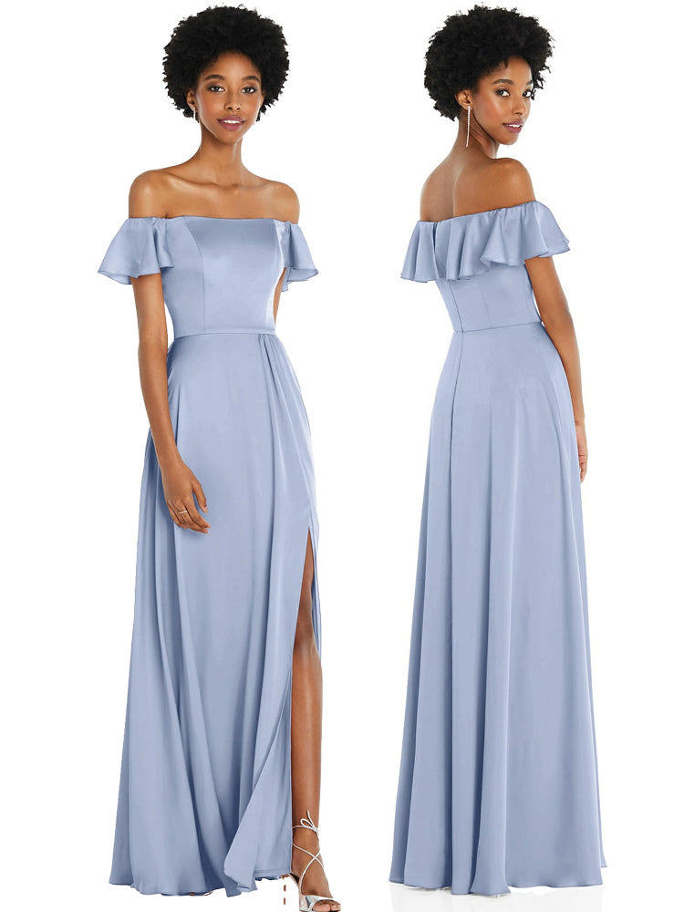 Satin Bridesmaid Dresses Slimming And Shading