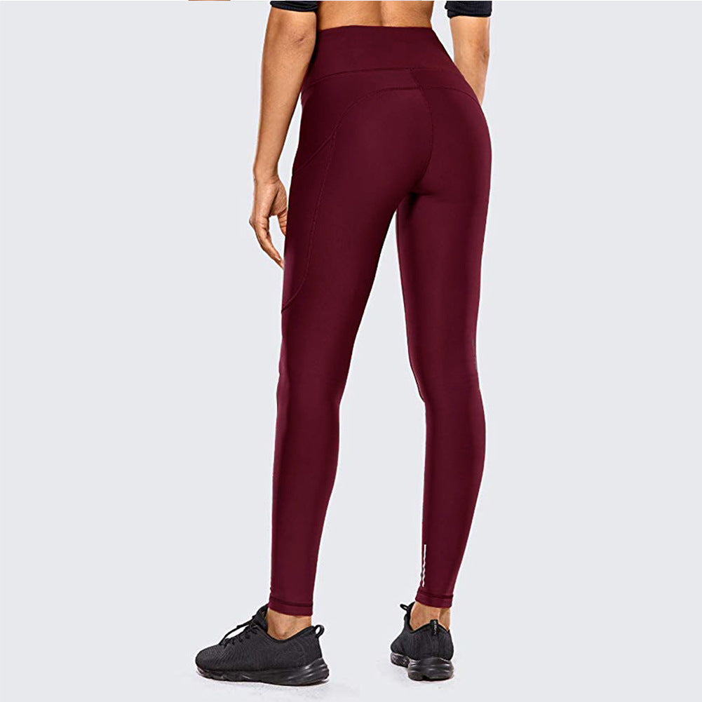 High waist hip yoga pants