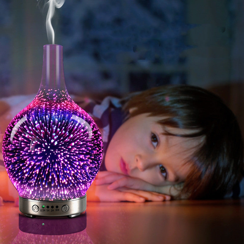 3D Glass Aroma Diffuser Creative Humidifier