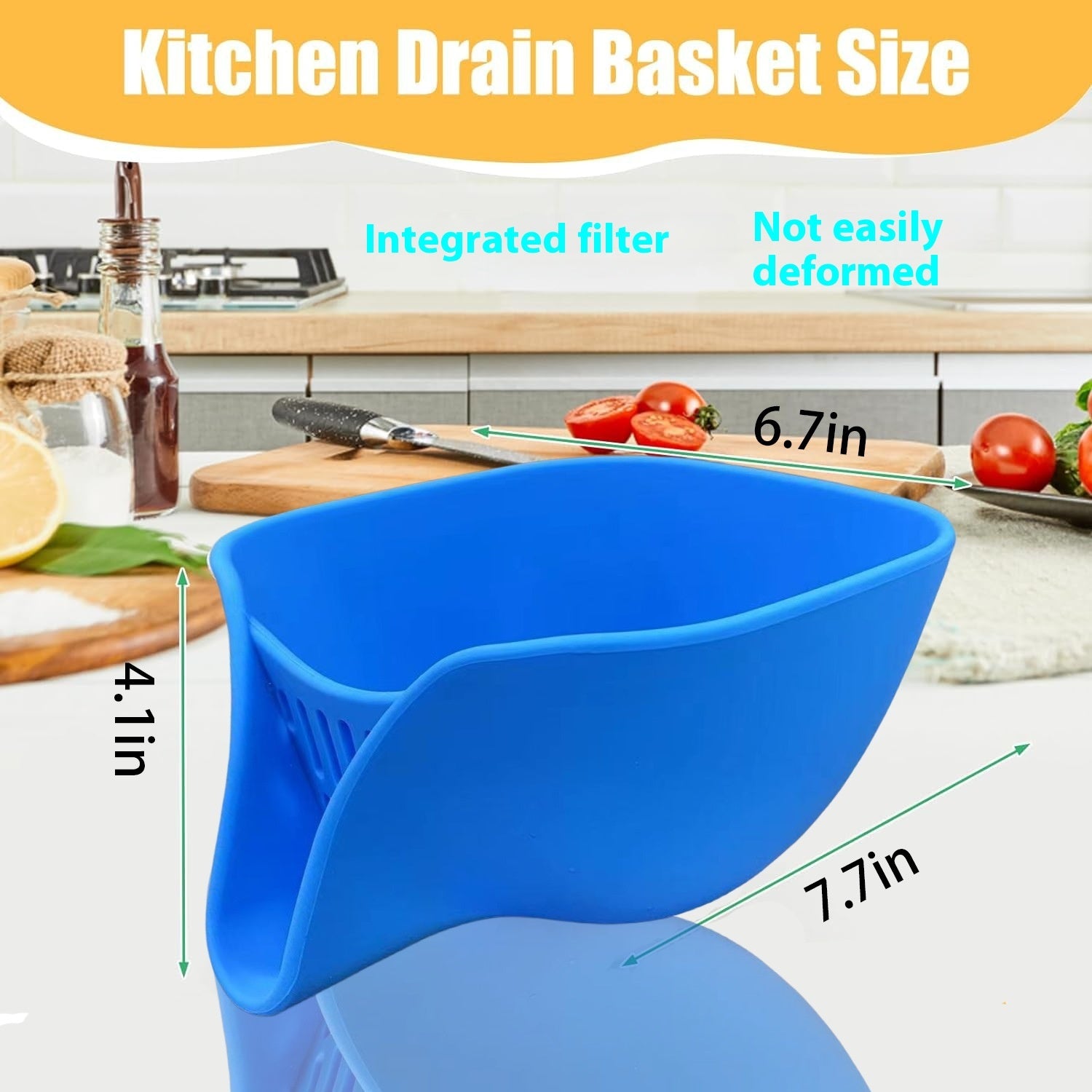 Multifunctional Silicone Drain Basket Silicone Drain Basket