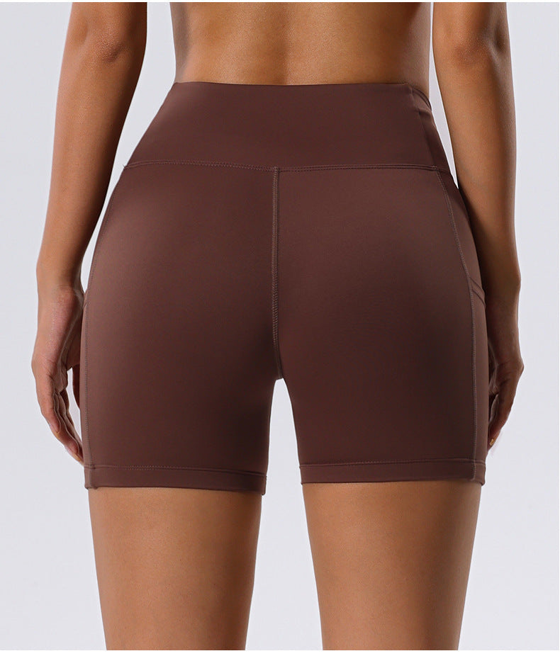 Summer High Waist Hip Raise High Waist Yoga Shorts