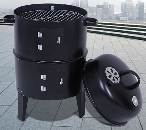 Three-in-one Multifunctional Outdoor Barbecue Grill Bacon Furnace