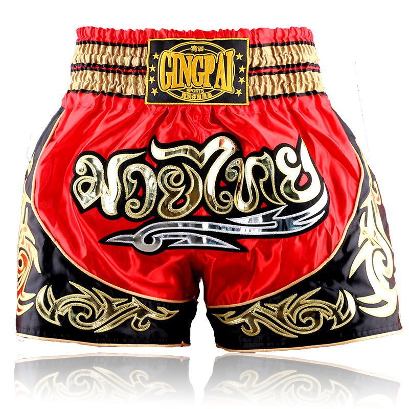 Thai Professional Sanda Boxing Suit Competition Training Fighting Boxing Shorts