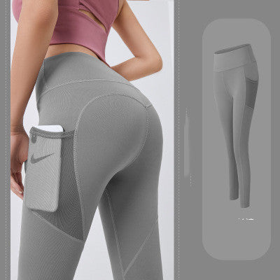 High waist and hip Side Pocket Yoga Pants