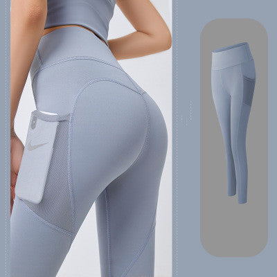 High waist and hip Side Pocket Yoga Pants