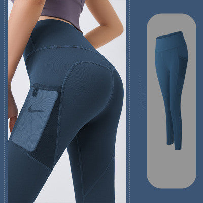 High waist and hip Side Pocket Yoga Pants