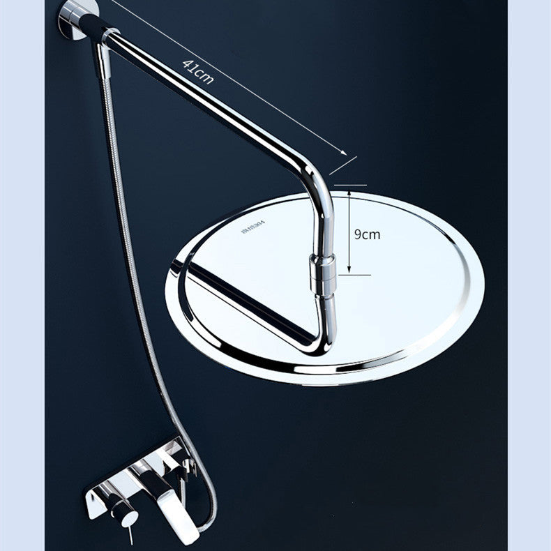 Pressurized Top Spray Stainless Steel Shower Head