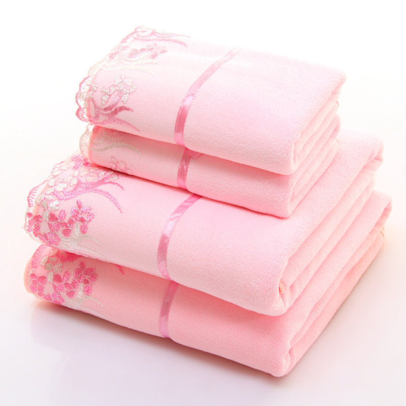 Two-Piece Microfiber Gift Bath Towel and Towel