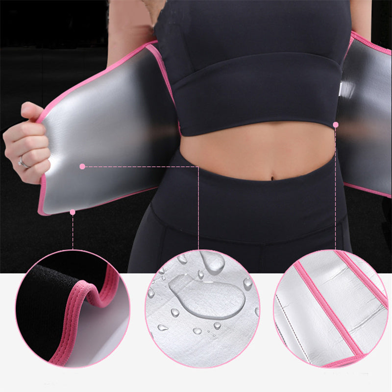 Waist Trainer For Women Back Support Band & Tummy Control Body Shaper Sweat Weight Loss Shapewear