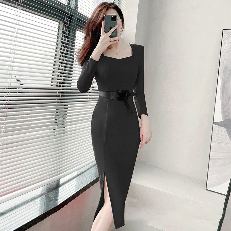 Women's Temperament Slim Package Hip Dresses