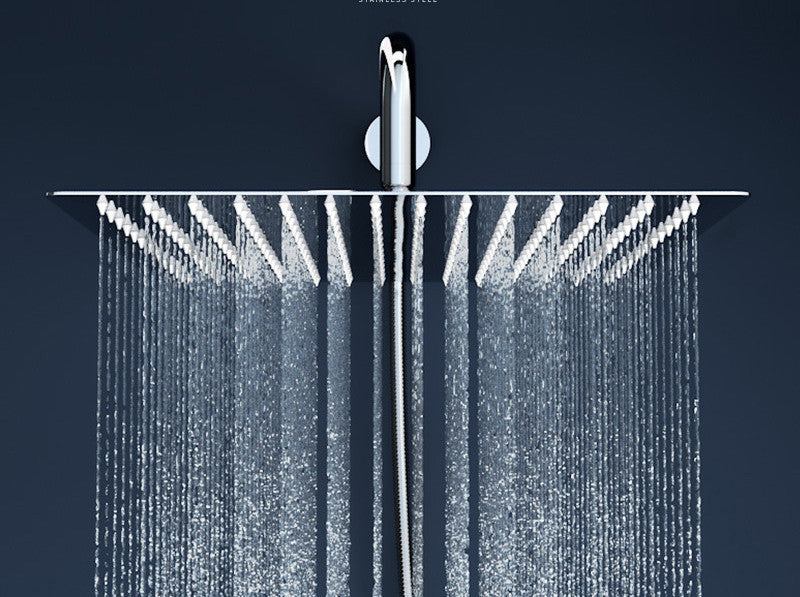 Pressurized Top Spray Stainless Steel Shower Head