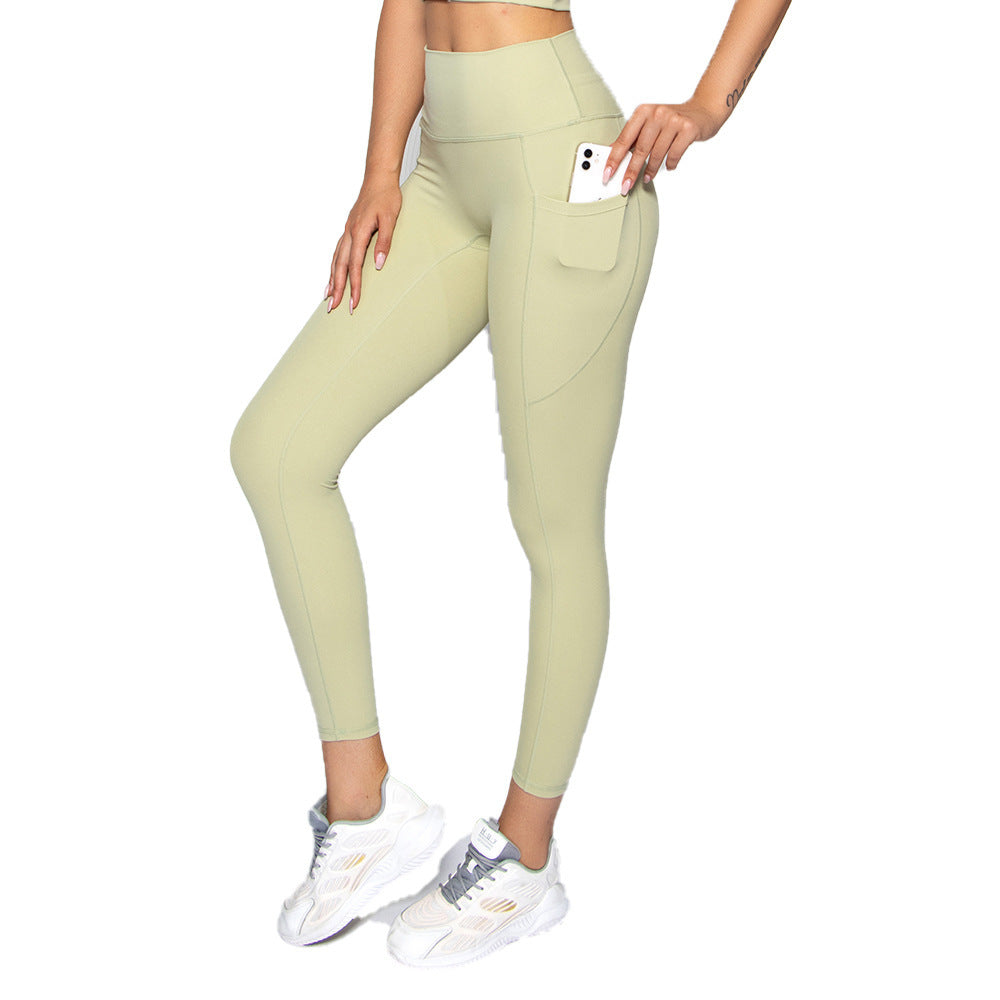 Women's High Waist Yoga Pants With Pockets