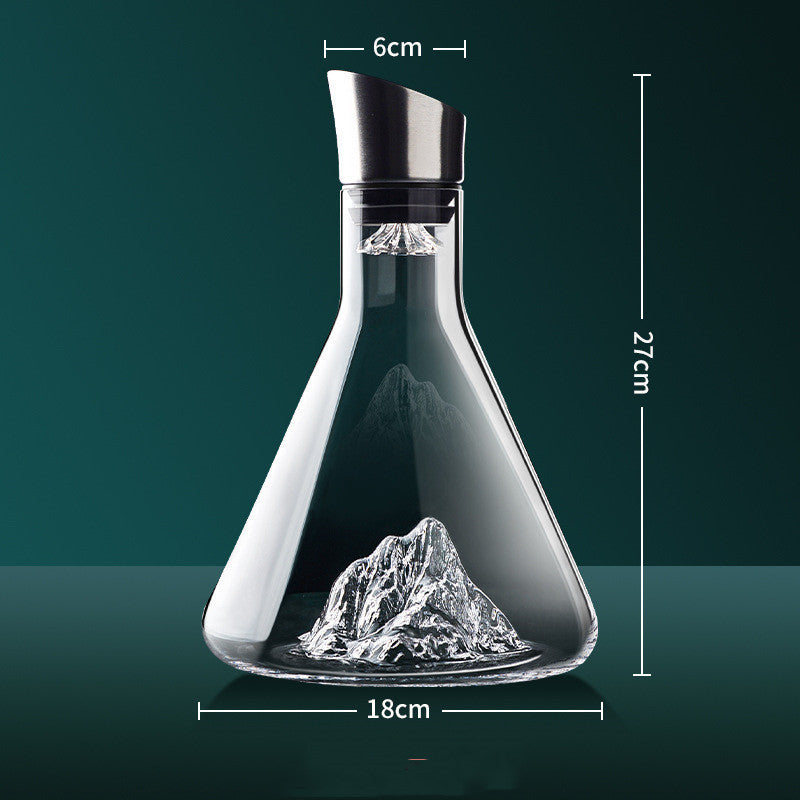 Decanter Red Wine Home Iceberg Crystal